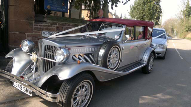 vintage and classic wedding cars for hire Birmingham