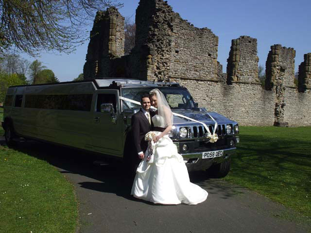 Silver hummer limo hire Birmingham
