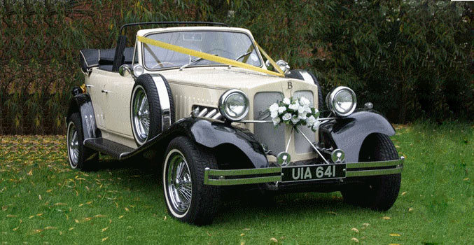 vintage wedding cars to hire uk