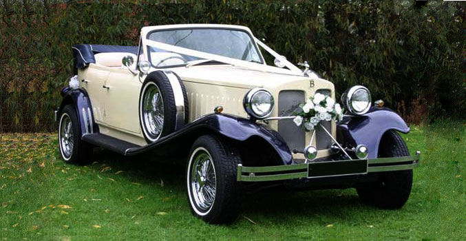 Classic wedding cars to hire