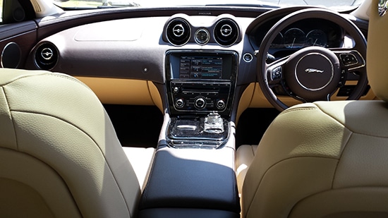 Jaguar XJ LWB White Interior for prestige wedding cars Birmingham