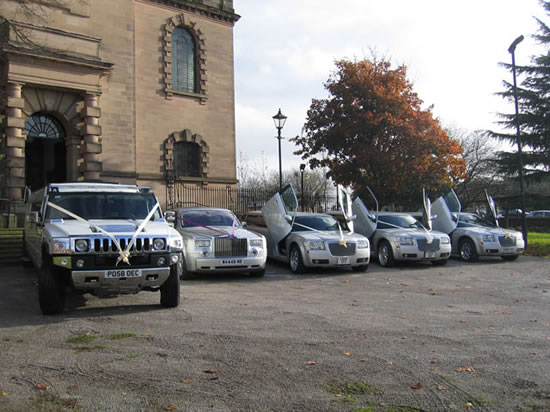 Manns Limousines Limo Fleet for limo hire across uk