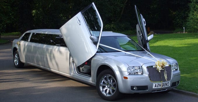 silver limousine for limousine hire