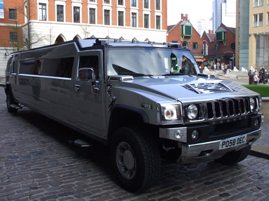 silver hummer for limo hire birmingham