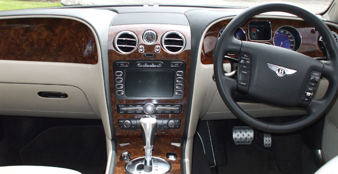 Bentley Wedding Car Interior for prestige wedding cars