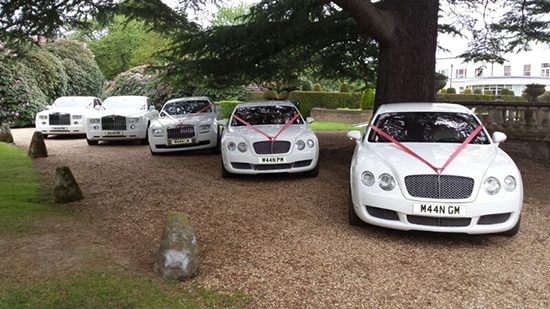 Wedding Cars fleet available for wedding car hire