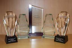 Birmingham Wedding Car Hire award trophies