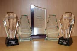 awards Birmingham Wedding Car Hire award trophies