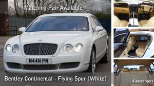 Bentley Continental Wedding Car hire Birmingham
