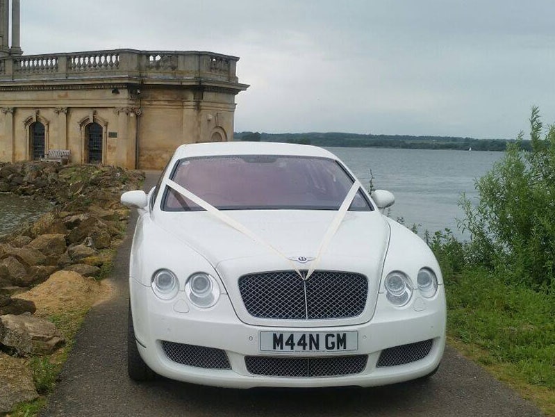 bentley continental flying spur for prestige wedding car hire birmingham