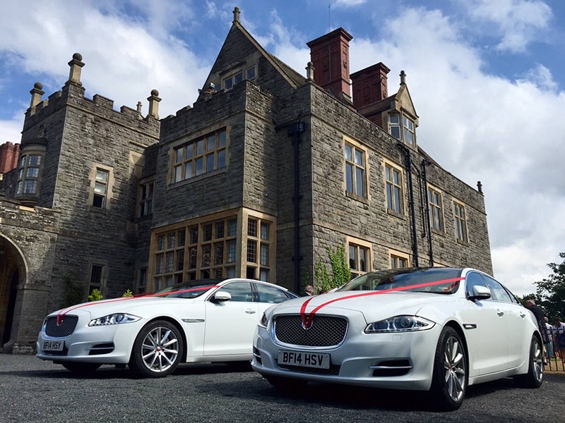 matching jaguars for prestige wedding car hire Birmingham