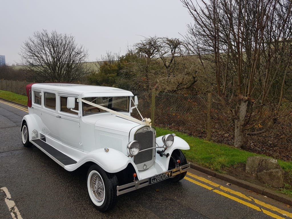 Vintage Bramwith 7 seater wedding car