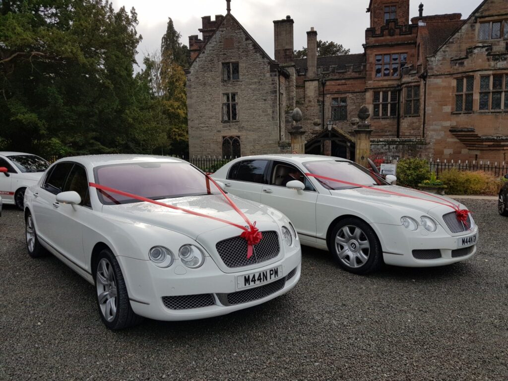 Bentley wedding car hire in Nottingham