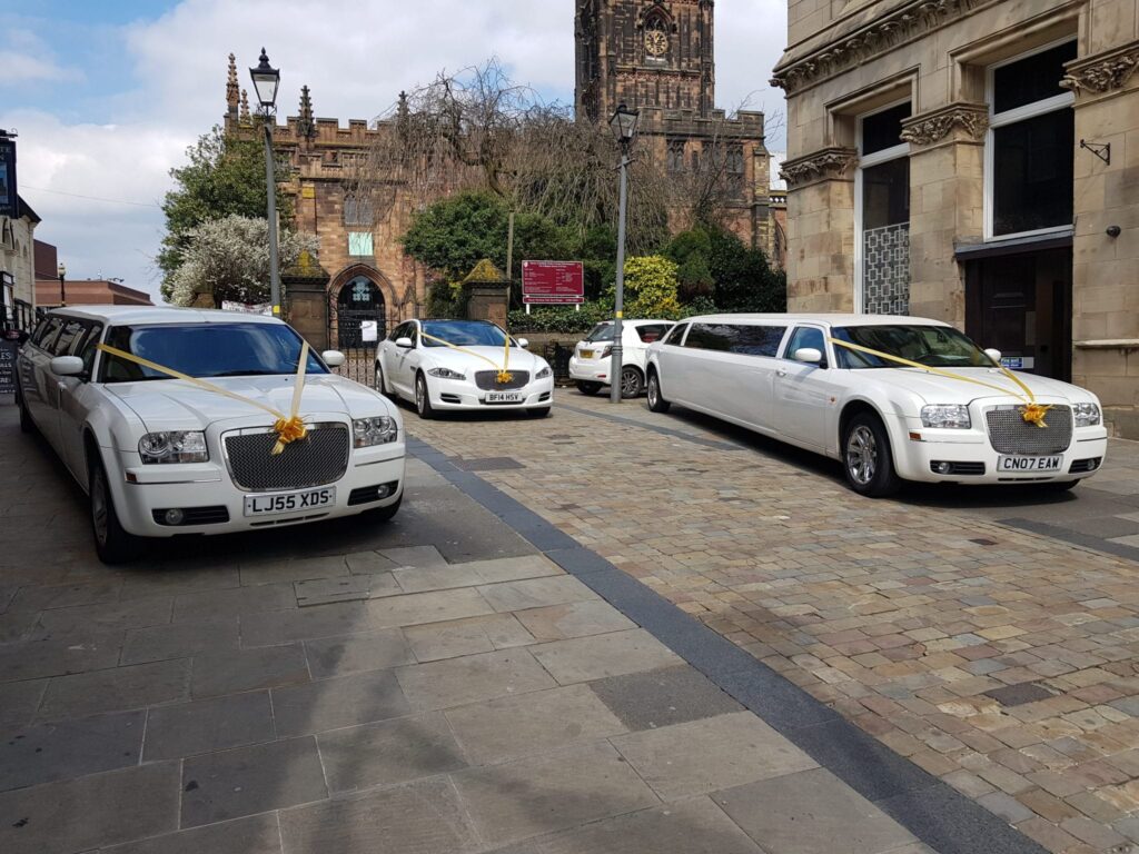 Limo Wedding car hire in Nottingham