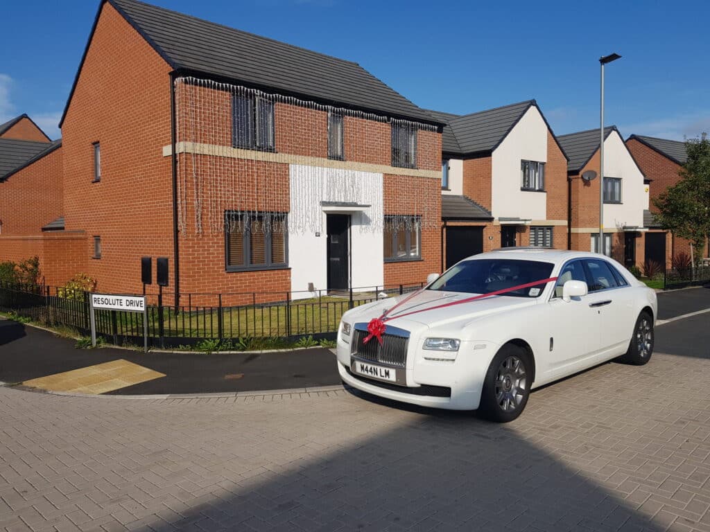 Rolls Royce wedding car hire in Nottingham