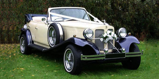 Classic wedding cars to hire